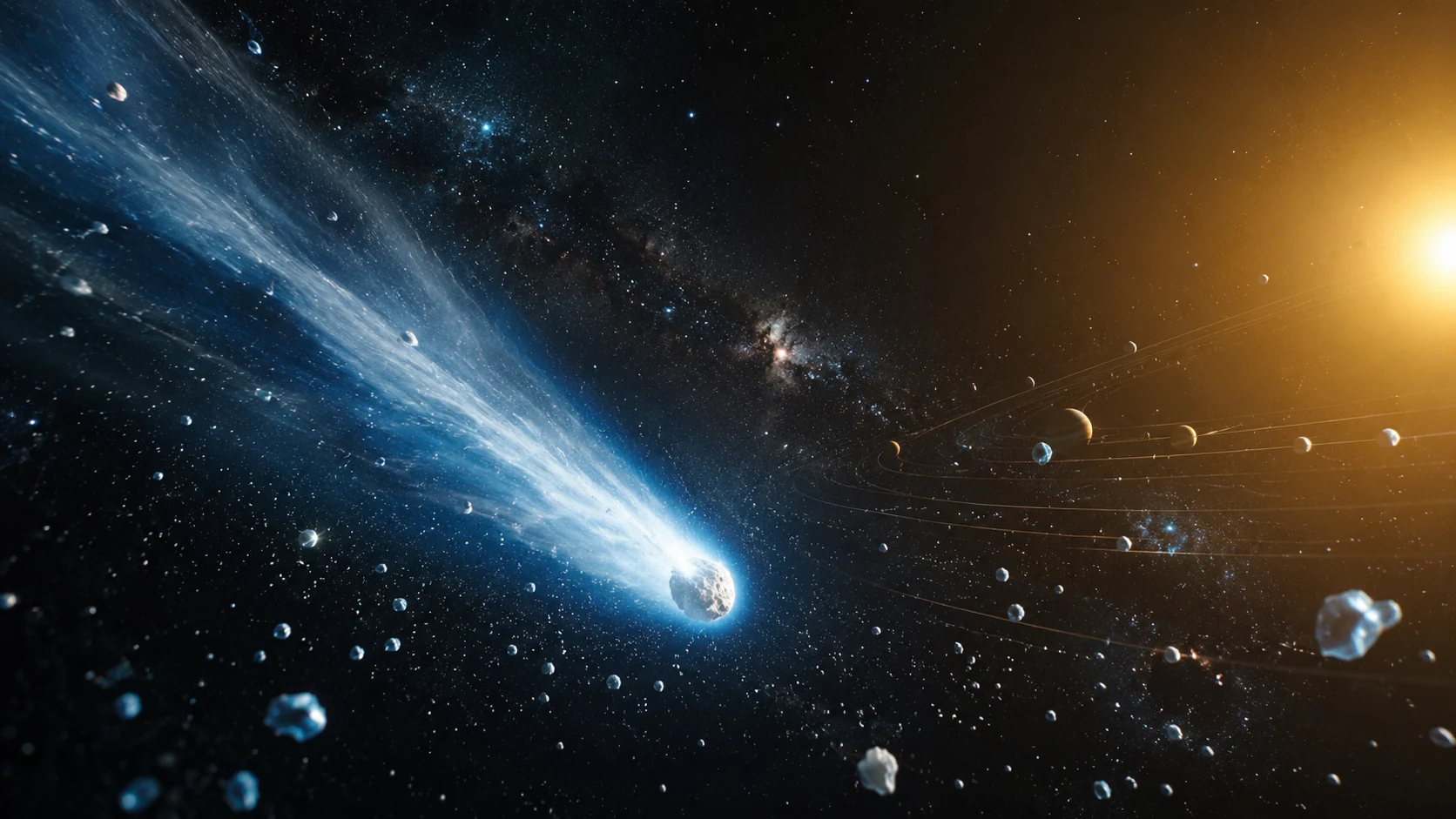 彗星轨迹原创视觉档案图